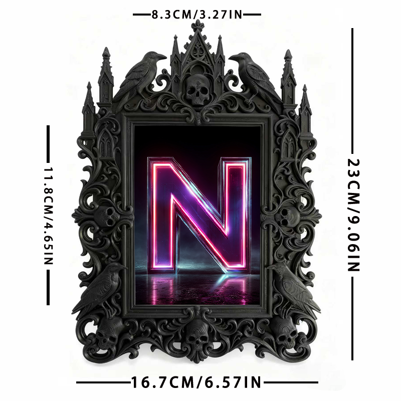 European Relief Photo Frame | Wedding Studio Prop, Court-style Coffee Table & TV Stand Decor