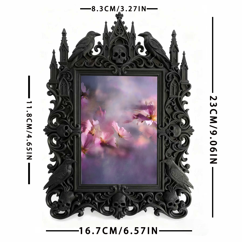 European Court Relief Luxury Frame | Graduation Party Decor, Photo Display Ornament, Royal Retro Style