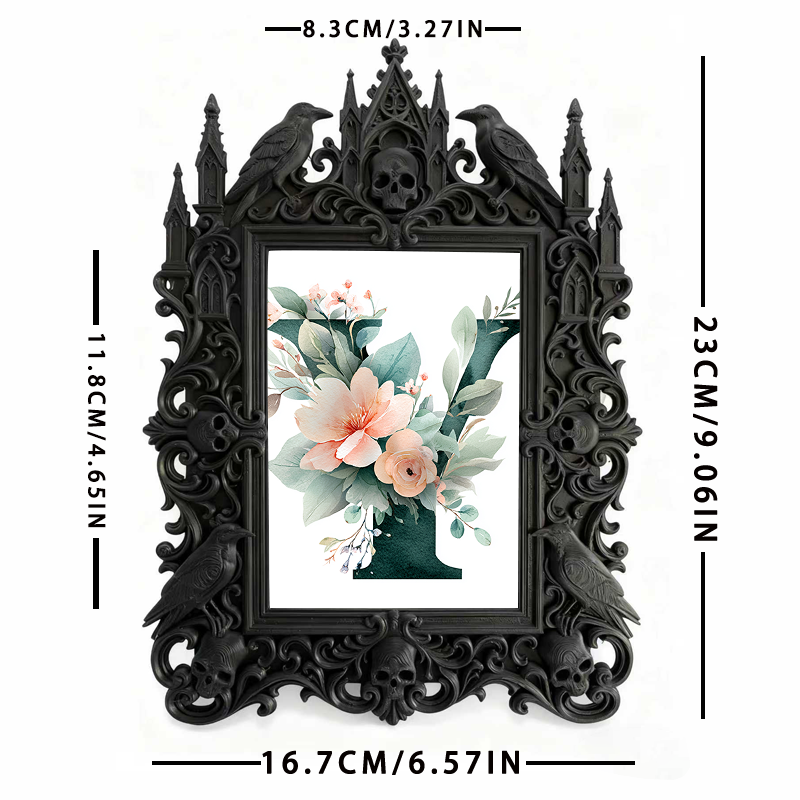 European Court Relief Luxury Frame | New Year Family Gathering Decor, Photo Holder, Court Relief Craft