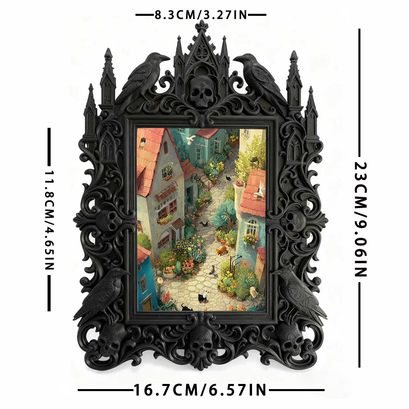 Hot-selling Royal Relief Photo Frame | Jewelry Store Window Display, Luxury Photo Prop, Court Carved Craft