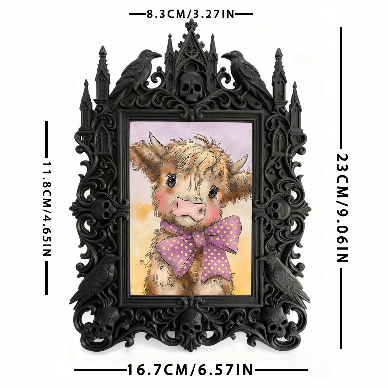 Bestseller Court Relief Frame | Pet Memorial Corner Decor, Photo Holder, Palace Carved Design