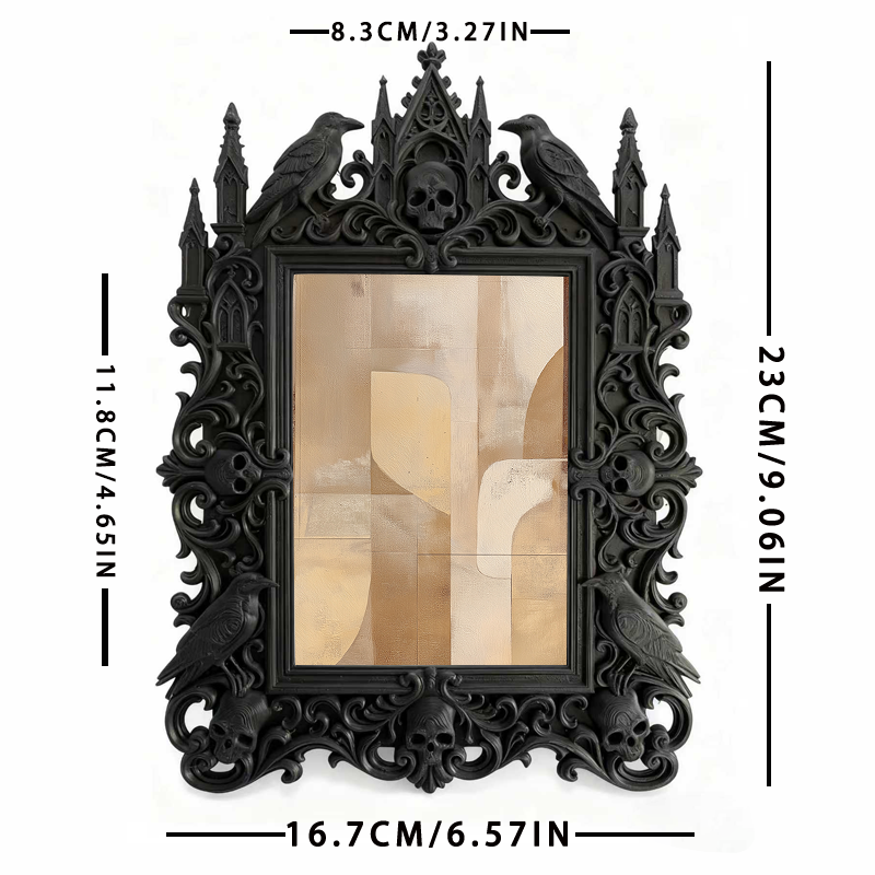 Trendy European Carved Frame | Retirement Party Table Decor, Photo Display Ornament, Court Craft