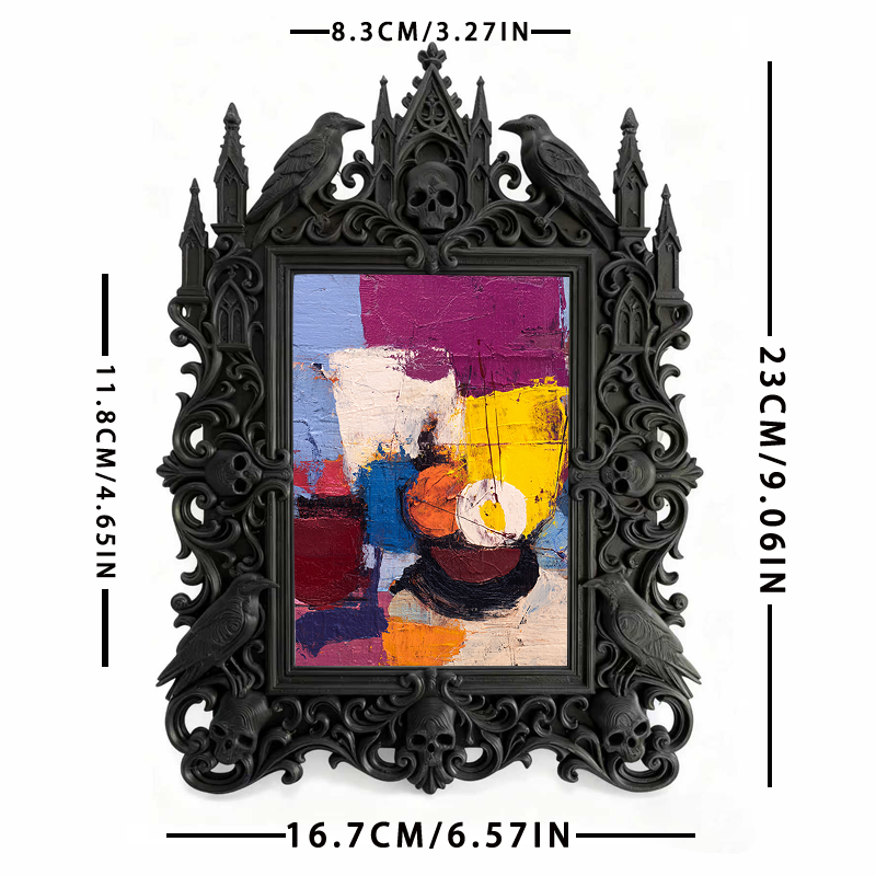 Trendy European Carved Frame | Chocolate Shop Window Decor, Photo Prop, Retro Royal Relief Design