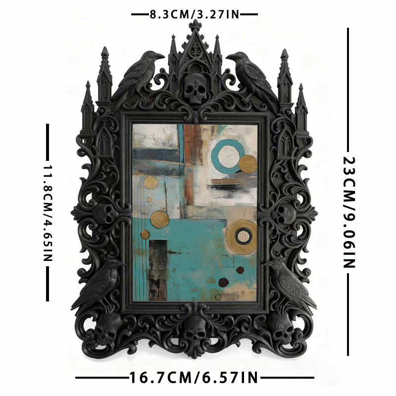 Popular European Carved Luxury Frame | Pottery Art Gallery Decor, Photo Prop, Palace Relief Craft