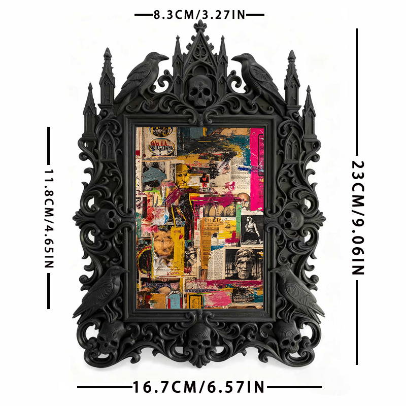 Luxury European Carved Frame | Castle-themed Restaurant Decor, Photo Prop, Noble Retro Relief Style