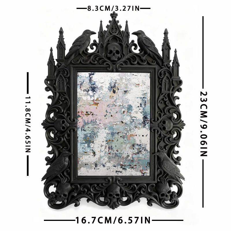 Hot-selling Gothic Dark-style Photo Frame | Werewolf Board Game Room Decor, Photo Ornament, Wall/Table Dual-use, Waterproof Shockproof Frame