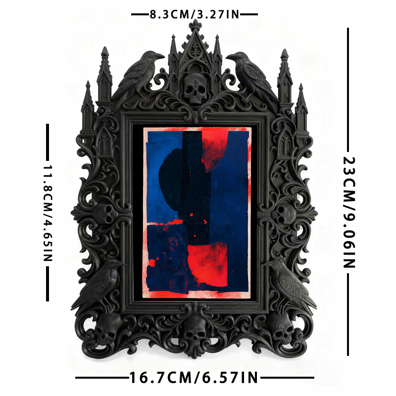 5-star-rated Gothic Dark Frame | Occult Tarot Shop Decor, Collectible
