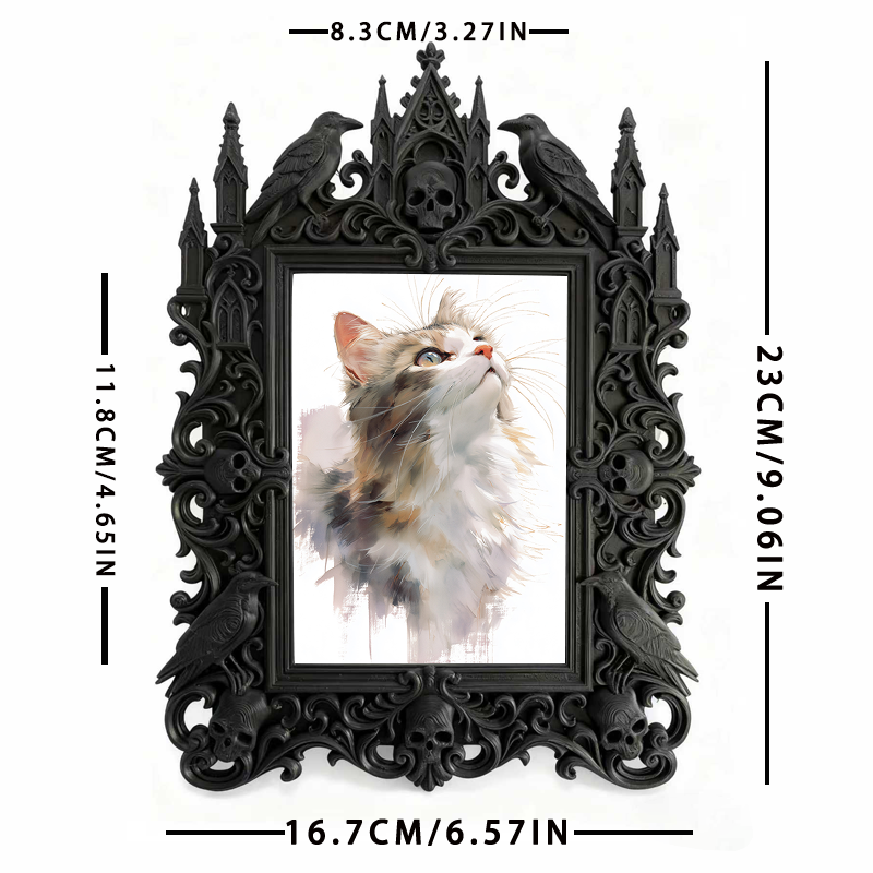 Viral-sensation Gothic Dark Frame | Paranormal Gift Shop Counter Decor, Display-grade