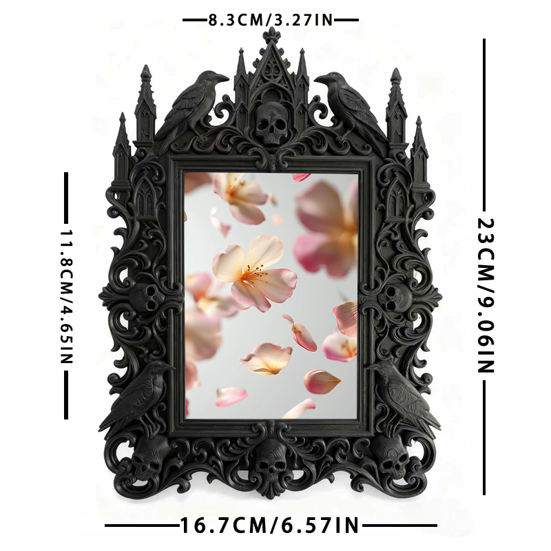 Gothic Dark Frame | Dark-style Bar Photo Prop, Wall/Desktop, Waterproof Plastic Frame