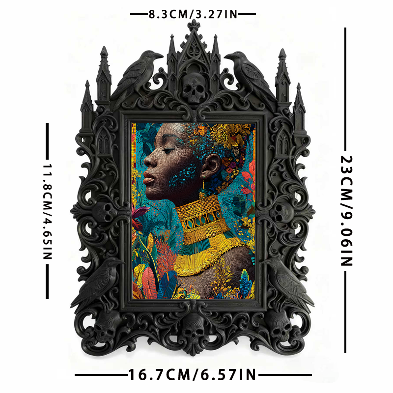 Gothic Dark Frame | Cosplay Convention Booth Decor, Photo Prop, Wall/Tabletop