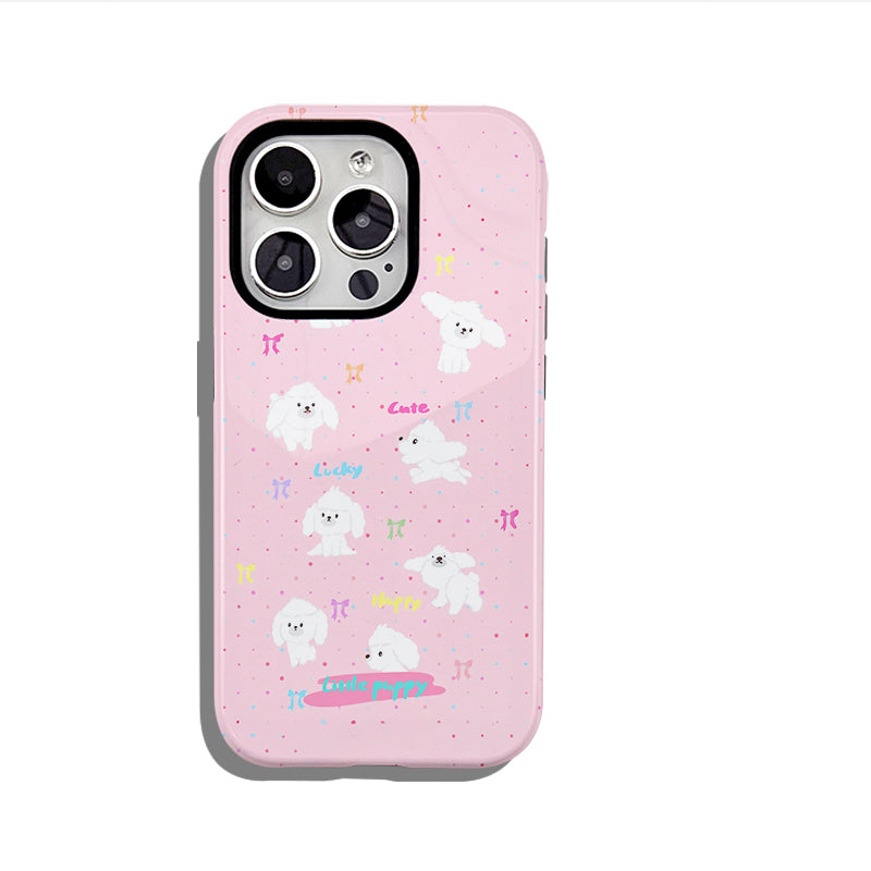 "かわいいポニーのデザイン"スマホケース- 耐久性、衝撃吸収性、トレンドの保護機能 - iPhone 16、15、14、13、12、12、Plus、Pro、Max と互換性があり、男性にも女性にも最適です。