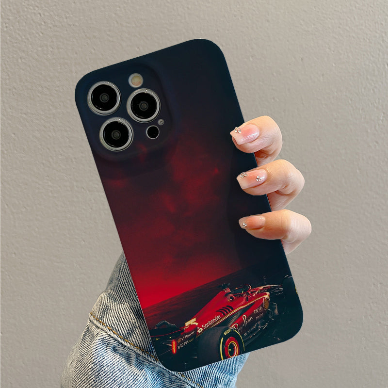 Ferrari Formula 1 Car in Redphone case for iPhone/16/15/14/13/12/23/Plus/Pro/Max Hot sale wholesale customizable pattern cases