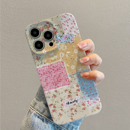 Floral Patchwork Designphone case for iPhone/16/15/14/13/12/54/Plus/Pro/Max Hot sale wholesale customizable pattern cases