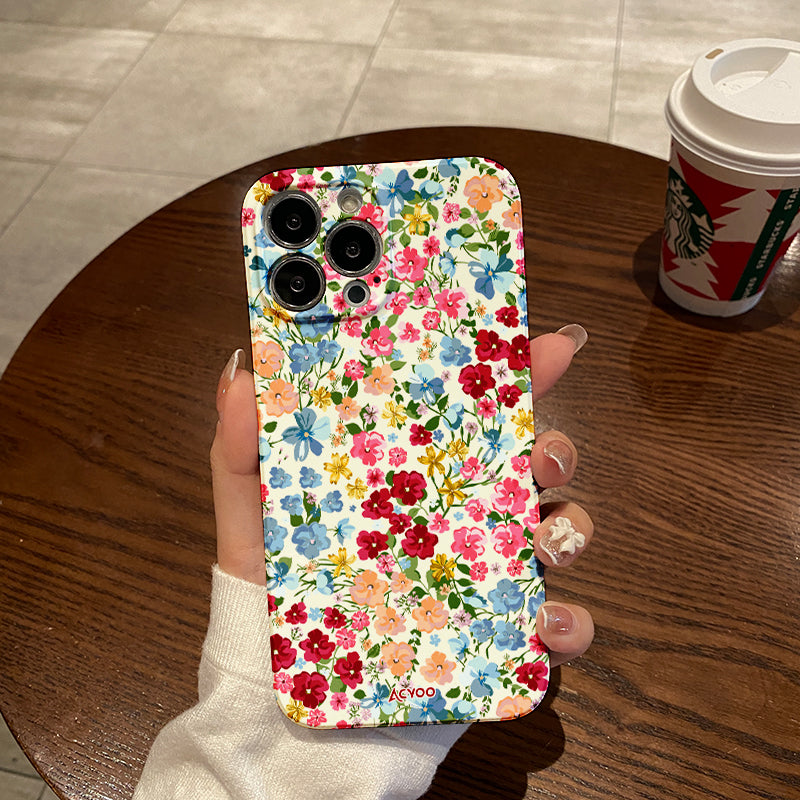 Colorful Floral Patternphone case for iPhone/16/15/14/13/12/90/Plus/Pro/Max Hot sale wholesale customizable pattern cases