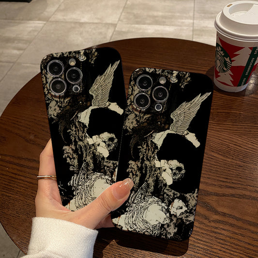 Dark and Eerie Gothic Artphone case for iPhone/16/15/14/13/12/104/Plus/Pro/Max Hot sale wholesale customizable pattern cases