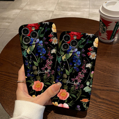 Colorful Watercolor Floral Designphone case for iPhone/16/15/14/13/12/219/Plus/Pro/Max Hot sale wholesale customizable pattern cases