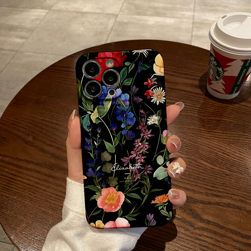 Colorful Watercolor Floral Designphone case for iPhone/16/15/14/13/12/219/Plus/Pro/Max Hot sale wholesale customizable pattern cases