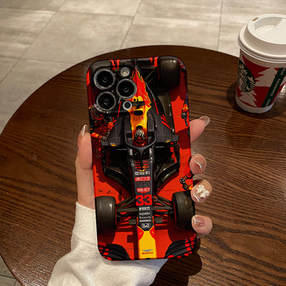 Formula 1 Racing Car with Pit Crewphone case for iPhone/16/15/14/13/12/223/Plus/Pro/Max Hot sale wholesale customizable pattern cases