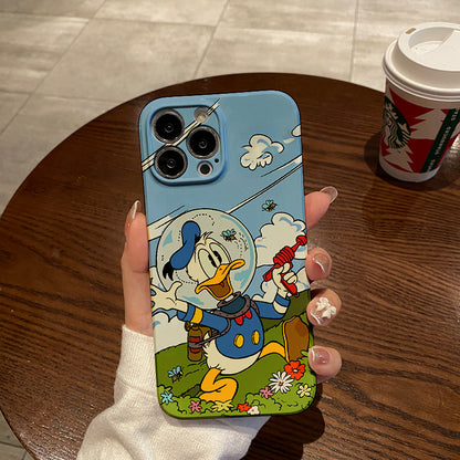 Donald Duck in Adventurous Outfit with Beesphone case for iPhone/16/15/14/13/12/245/Plus/Pro/Max Hot sale wholesale customizable pattern cases