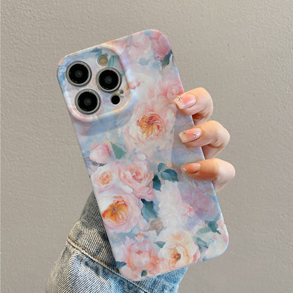 Delicate Pastel - colored Rosesphone case for iPhone/16/15/14/13/12/264/Plus/Pro/Max Hot sale wholesale customizable pattern cases