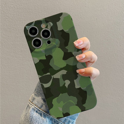 Classic Green Camouflage Patternphone case for iPhone/16/15/14/13/12/265/Plus/Pro/Max Hot sale wholesale customizable pattern cases