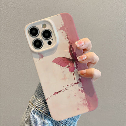 Graceful Butterflies with Abstract Backgroundphone case for iPhone/16/15/14/13/12/279/Plus/Pro/Max Hot sale wholesale customizable pattern cases