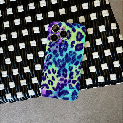 Neon - colored Leopard - like Spot Patternphone case for iPhone/16/15/14/13/12/332/Plus/Pro/Max Hot sale wholesale customizable pattern cases