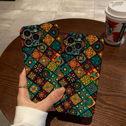 Vibrant Moroccan - style Tile Patternphone case for iPhone/16/15/14/13/12/391/Plus/Pro/Max Hot sale wholesale customizable pattern cases