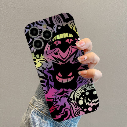 Trippy Abstract Art with Menacing Facesphone case for iPhone/16/15/14/13/12/400/Plus/Pro/Max Hot sale wholesale customizable pattern cases