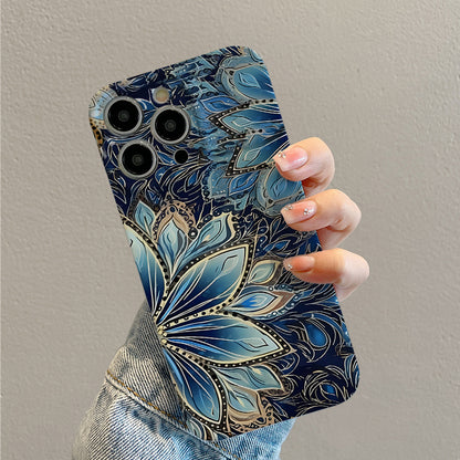 Elegant Blue and White Floral Patternphone case for iPhone/16/15/14/13/12/404/Plus/Pro/Max Hot sale wholesale customizable pattern cases