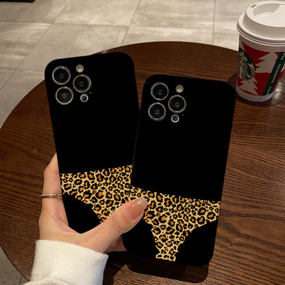 Leopard - Print Underwear Designphone case for iPhone/16/15/14/13/12/424/Plus/Pro/Max Hot sale wholesale customizable pattern cases