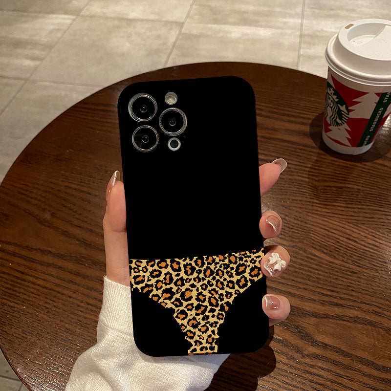 Leopard - Print Underwear Designphone case for iPhone/16/15/14/13/12/424/Plus/Pro/Max Hot sale wholesale customizable pattern cases