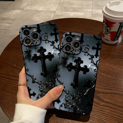 Cross Mobile Phone Case Suitable for iPhone 16 15 14 13 12 11 Pro Max 12 13 Mini XR X XS 7 8 Plus Protective Case