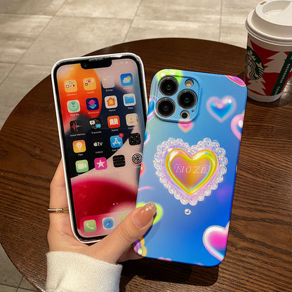 Colorful Little Love Mobile Phone Case Suitable for iPhone 16 15 14 13 12 11 Pro Max XS X XR 7 8 Plus