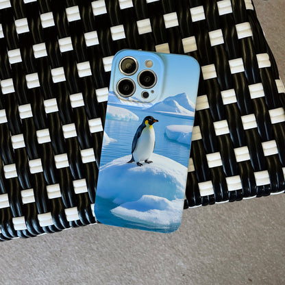 Cube Penguin Film Case - Durable, Shock-Absorbing, and Trendy Protection - for iPhone 16, 15, 14, 13, 12, 11, Plus, Pro, Max, Perfect Birthday Gift for Friends