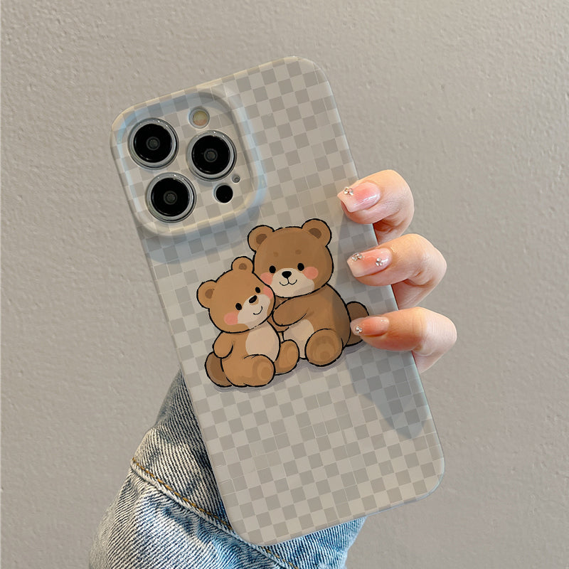 Cute Hugging Cat Personality Pattern Full-coverage TPU Mobile Phone Case Suitable for iPhone 16 15 14 13 12 11 Pro Max XS XR X 7 8 Plus