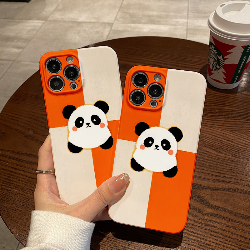 dle panda phone case, for iPhone 16 Pro Max mobile phone case High-end quality mobile phone case 15pro_14Pro_13 Pro_12Pro_12 for men and women, Anti-drop case anti-scratch explosion-proof phone case