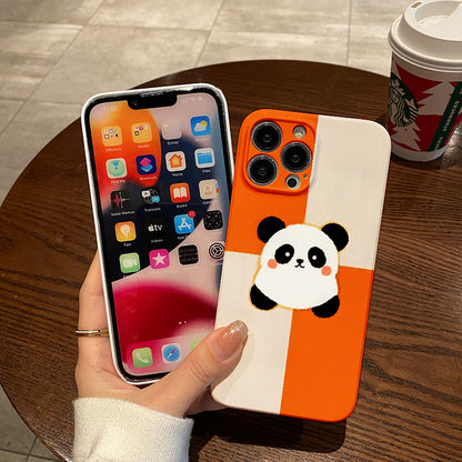 dle panda phone case, for iPhone 16 Pro Max mobile phone case High-end quality mobile phone case 15pro_14Pro_13 Pro_12Pro_12 for men and women, Anti-drop case anti-scratch explosion-proof phone case