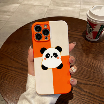 dle panda phone case, for iPhone 16 Pro Max mobile phone case High-end quality mobile phone case 15pro_14Pro_13 Pro_12Pro_12 for men and women, Anti-drop case anti-scratch explosion-proof phone case