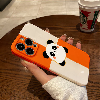 dle panda phone case, for iPhone 16 Pro Max mobile phone case High-end quality mobile phone case 15pro_14Pro_13 Pro_12Pro_12 for men and women, Anti-drop case anti-scratch explosion-proof phone case