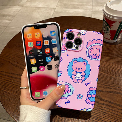 e Pink Kitten Film Case - Durable, Shock-Absorbing, and Trendy Protection - for iPhone 16, 15, 14, 13, 12, 11, Plus, Pro, Max, Perfect Birthday Gift for Friends