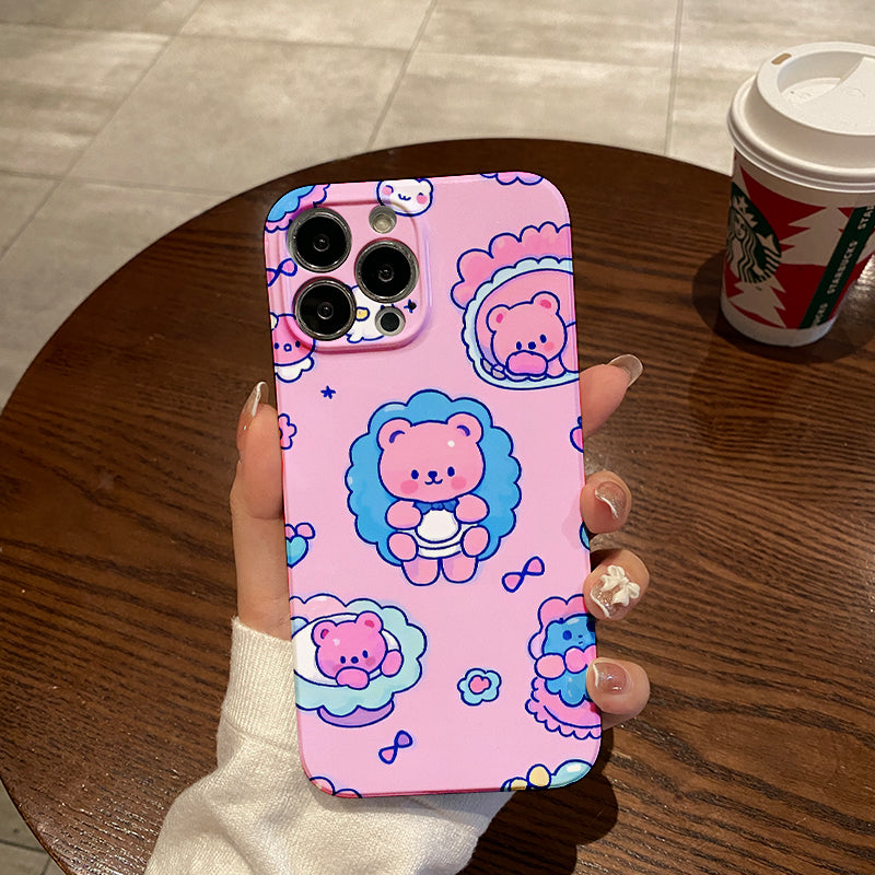 e Pink Kitten Film Case - Durable, Shock-Absorbing, and Trendy Protection - for iPhone 16, 15, 14, 13, 12, 11, Plus, Pro, Max, Perfect Birthday Gift for Friends