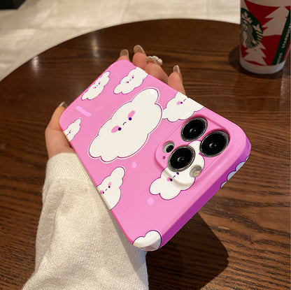 e Rabbits Film Case - Durable, Shock-Absorbing, and Trendy Protection - for iPhone 16, 15, 14, 13, 12, 11, Plus, Pro, Max, Perfect Birthday Gift for Friends