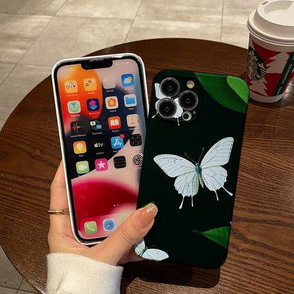 est Butterfly Shock-Absorbing and Trendy Protection Mobile Phone Hard Case Suitable for iPhone16 15 14 13 12 11 Pro Max XR XS Max Plus Protective Cover Gift for Men and Women