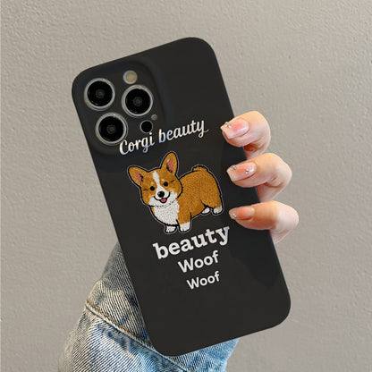 Face Mask Pet Dog Scrub Phone Case Compatible with Iphone 16 15 14 13 12 11 Pro Max X XS XR 7 8 Plus