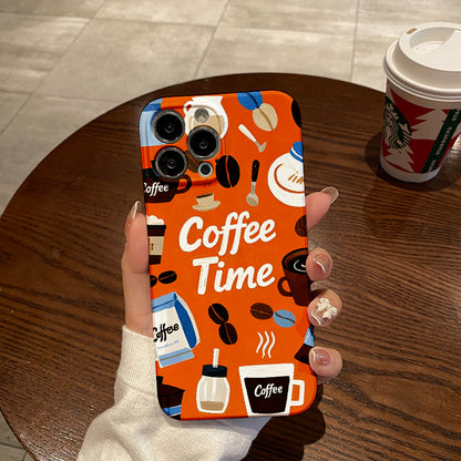 fee Time Film Case - Durable, Shock-Absorbing, And Trendy Protection - Compatible with Iphone 16, 15, 14, 13, 12, 11, Plus, Pro, Max, Perfect Birthday Gift for Friends