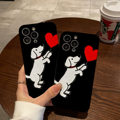 Heartfelt Connection Between Dog and Human Phone case with for iPhone 16, 15, 14, 13, 12, 11 Pro Max, Plus, birthday gift, girlfriend, boyfriend or yourself!