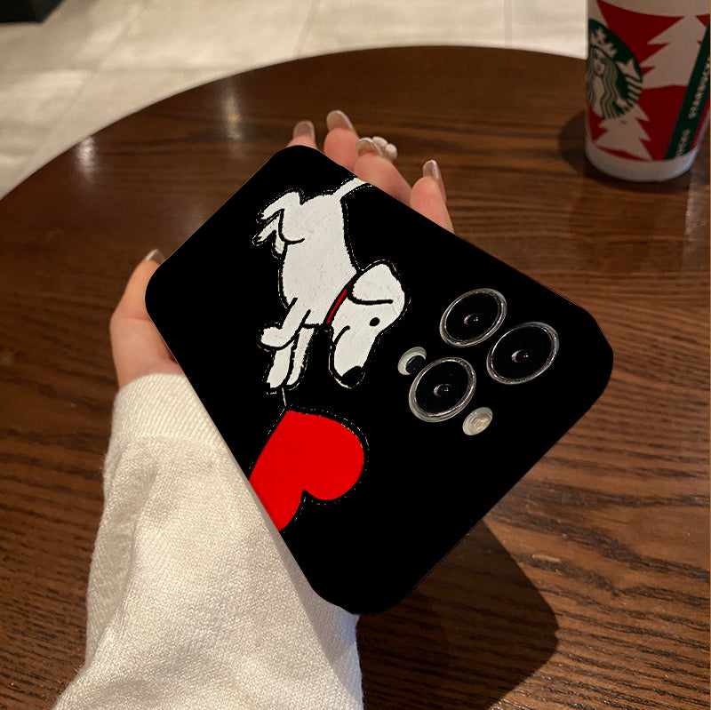 Heartfelt Connection Between Dog and Human Phone case with for iPhone 16, 15, 14, 13, 12, 11 Pro Max, Plus, birthday gift, girlfriend, boyfriend or yourself!