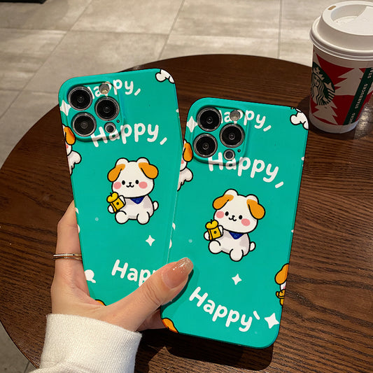 horized Cartoon Pochacco Eating Sandwich Individuality Phone Case Suitable for Iphone 16 15 14 13 12 11 Pro Max Cute Series Phone Case