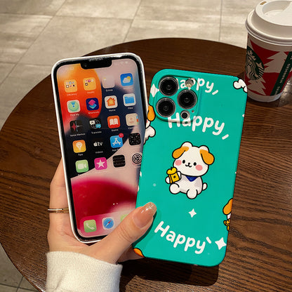 horized Cartoon Pochacco Eating Sandwich Individuality Phone Case Suitable for Iphone 16 15 14 13 12 11 Pro Max Cute Series Phone Case